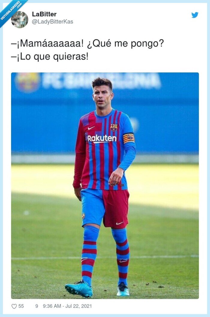 barça,equipación,payaso,piqué