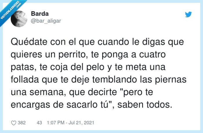 temblando,quédate,encargar,perrito,sacarlo,decirte