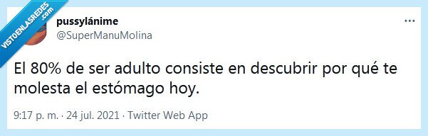 adulto,molestar,estómago