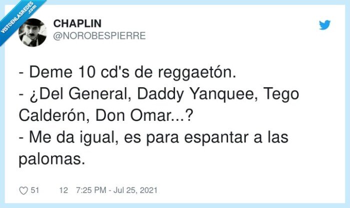 cd,reggaetón,general,yanquee,espantar,palomas