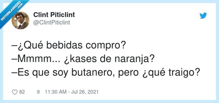 butanero,bebidas,naranja,kas