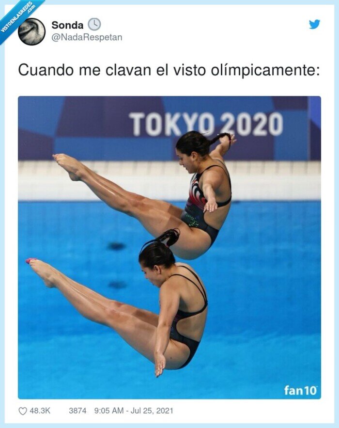 olímpicamente,visto