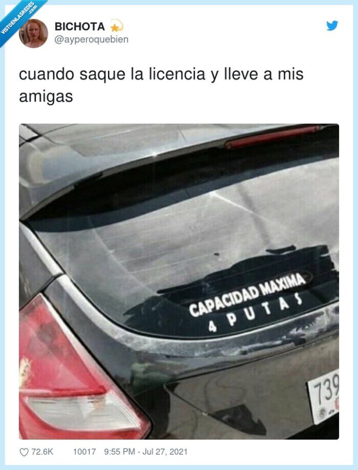 licencia,amigas,capacidad,coche,carne de conducir