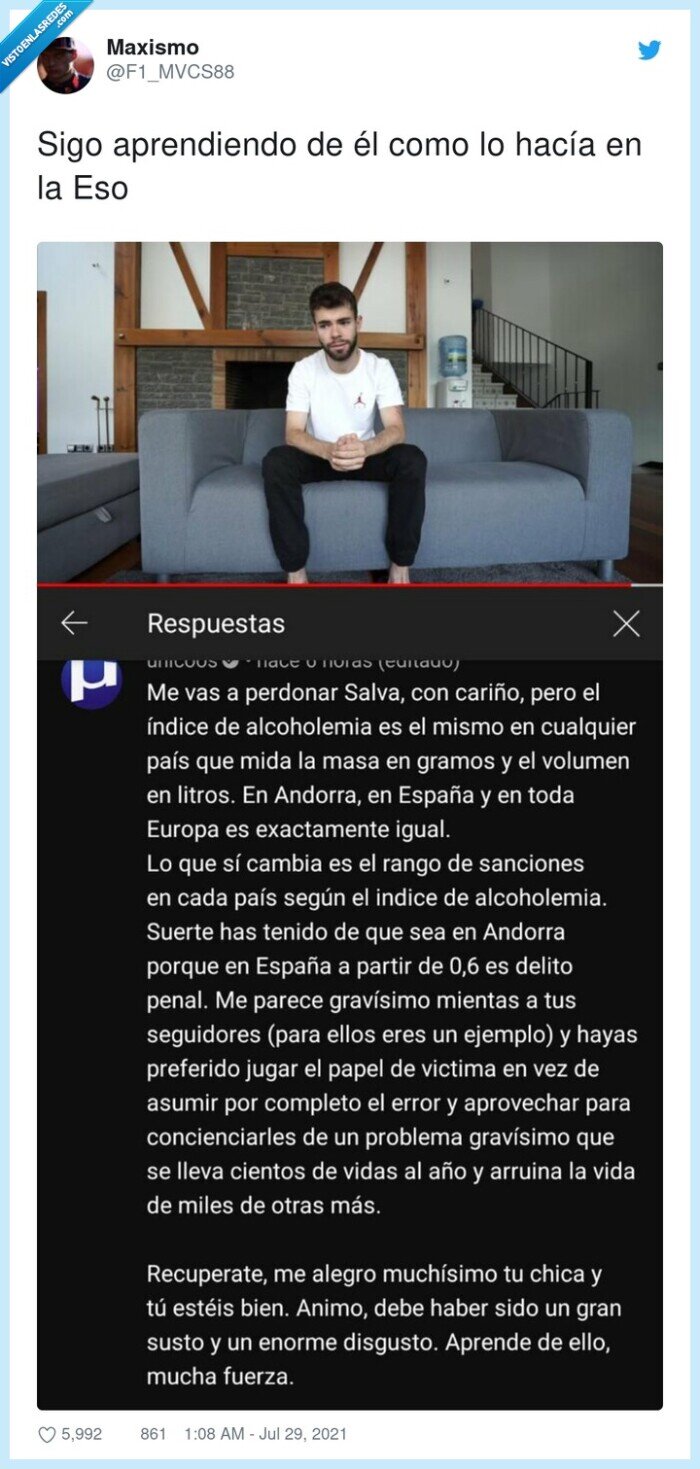 unicoos,salva,aston martin,accidente