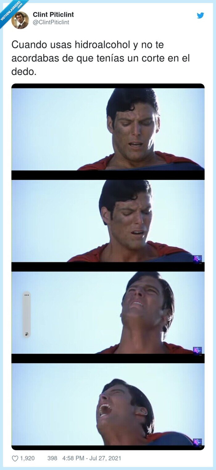 hidroalcohol,daño,cortes,manos