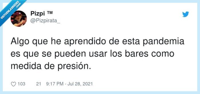 pandemia,presión,medida,bares