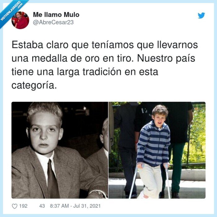 categoría,tradición,borbones,tiro,jjoo,medalla