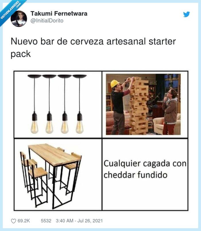 cerveza artesanal,starter pack,nuevo,bar