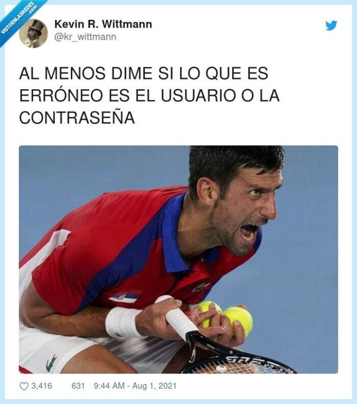 contraseña,erróneo,usuario,djokovic
