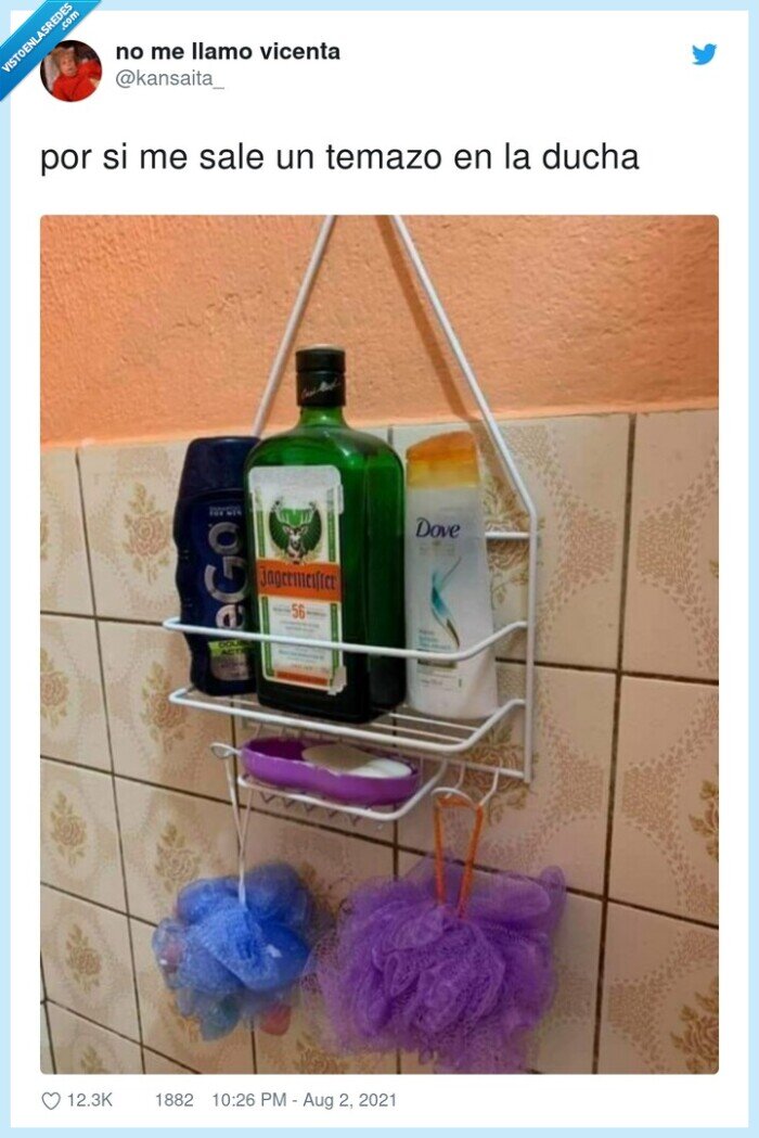 temazo,ducha,jagermeister