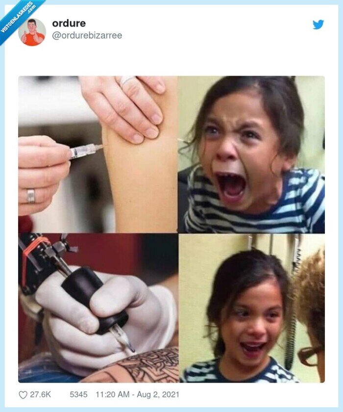 vacuna,tatuaje,gritar