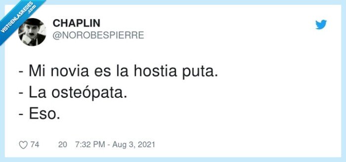 osteópata,hostia,novia
