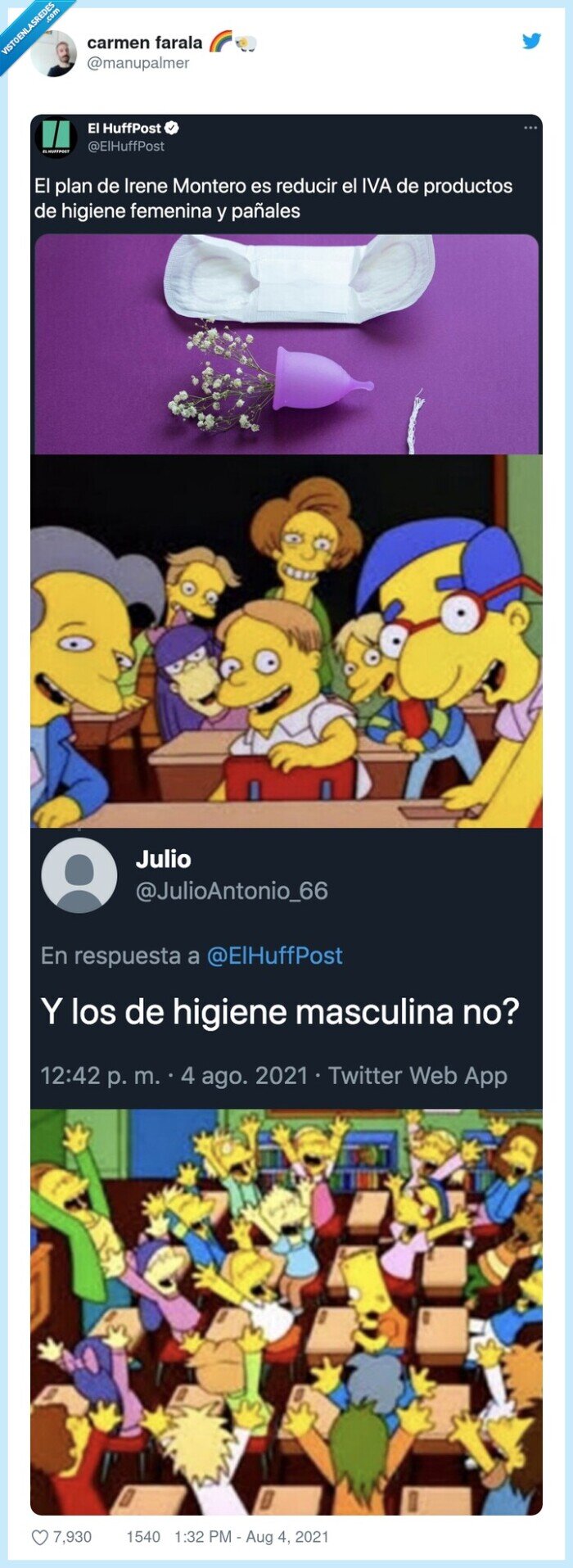 iva,reducir,higiene femenina,higiene masculina