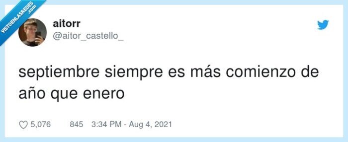 septiembre,comienzo,siempre,enero,año