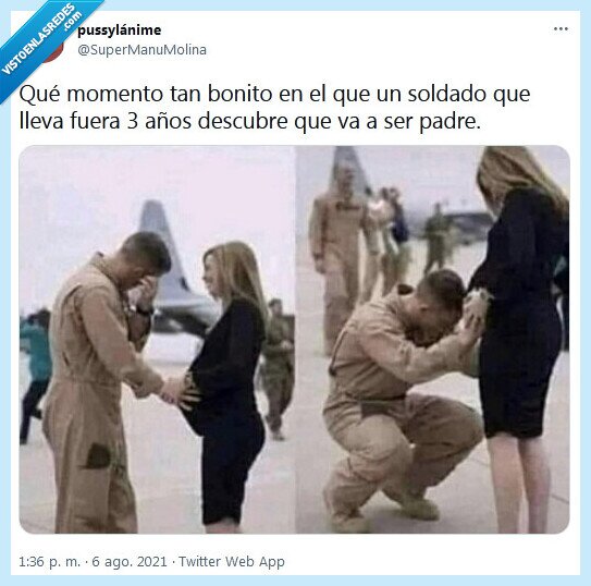 soldado,fuera,embarazo