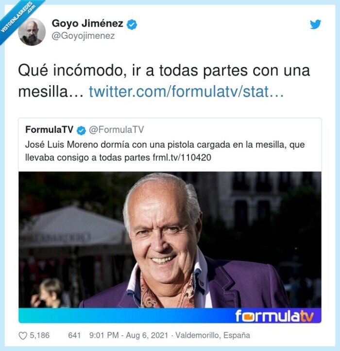 mesilla,encima,jose luis moreno,pistola