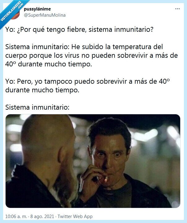 fiebre,sistema inmunitario,temperatura,virus