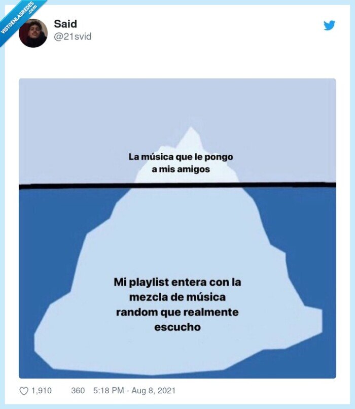 m&uacute;sica,amigos,playlist,iceberg