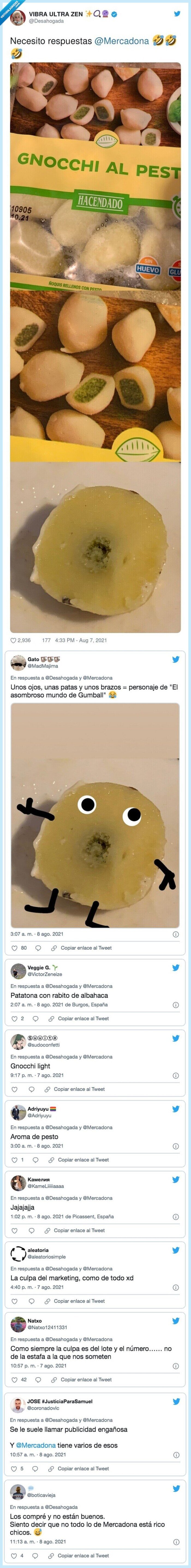 gnocci,mercadona,respuestas,pesto