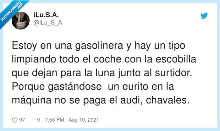 gastándose,gasolinera,limpiar,escobilla,chavales,máquina