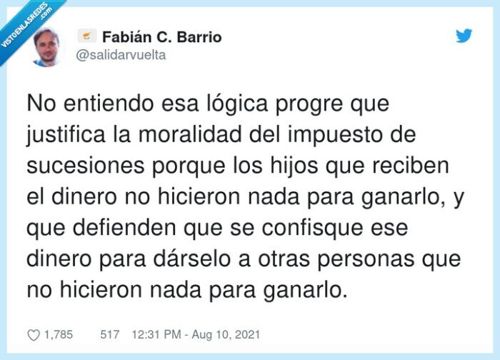 sucesiones,moralidad,justificar,confiscar,impuestos