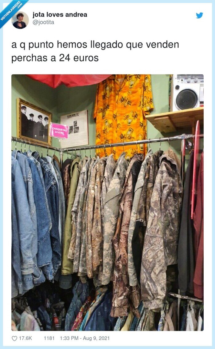 perchas,vender,camuflaje