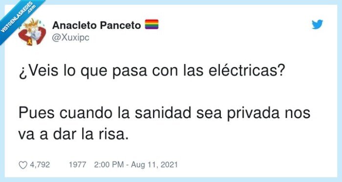 eléctricas,sanidad privada