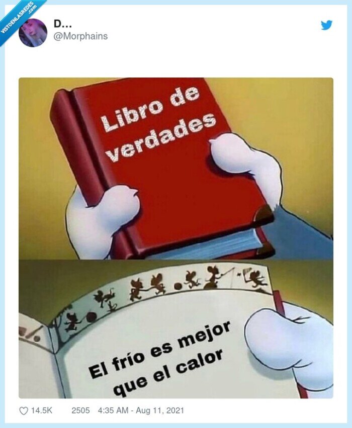 frío,calor,mejor,libro