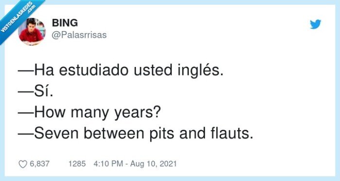 estudiar,inglés,between,flauts,usted,years