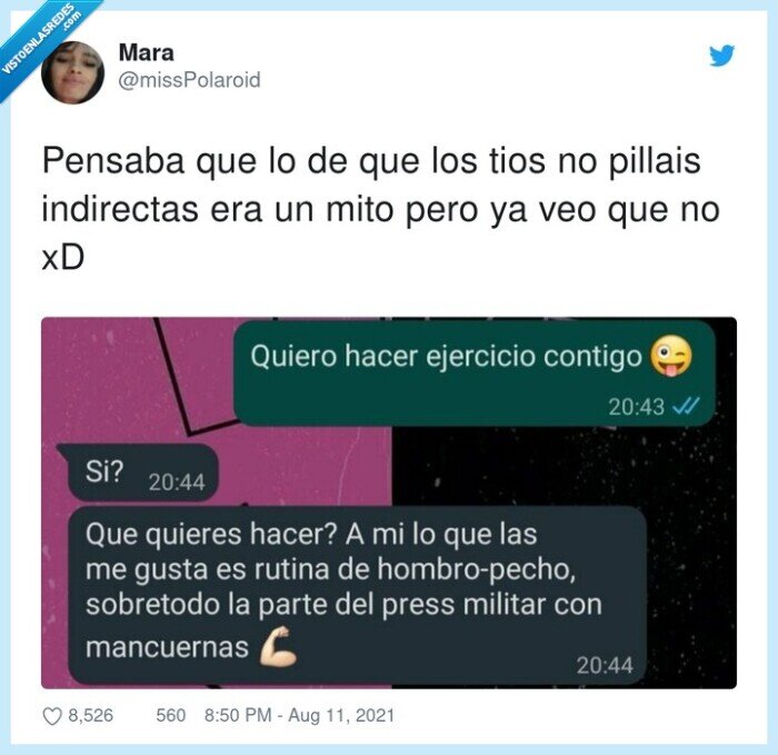 indirectas,tios,gimnasio,entrenar,pillais,mito,ejercicio