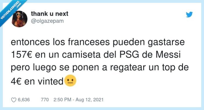 vinted,franceses,camiseta,regatear,messi,gastarse