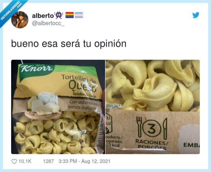 ración,tortellini