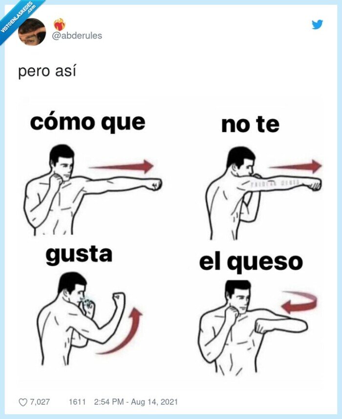 gustar,queso,puñetazos