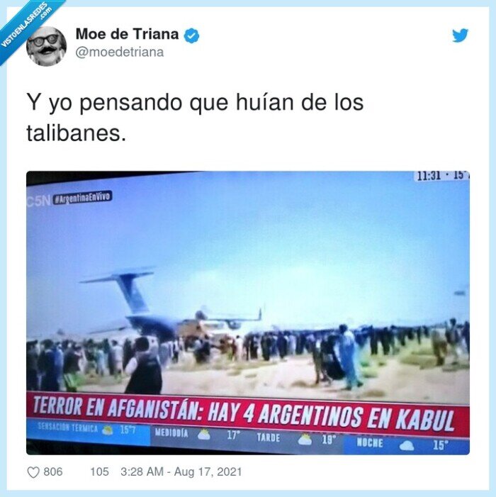 talibanes,argentinos,huír