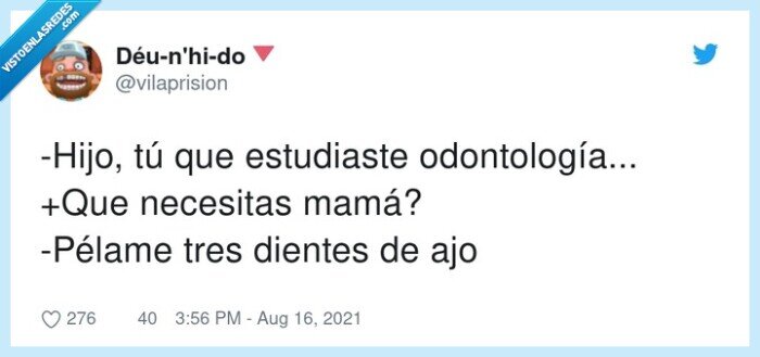 odontología,estudiar,necesitar,pelar,dientes,ajo