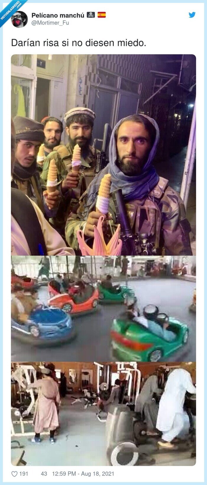 talibanes,cómico,miedo