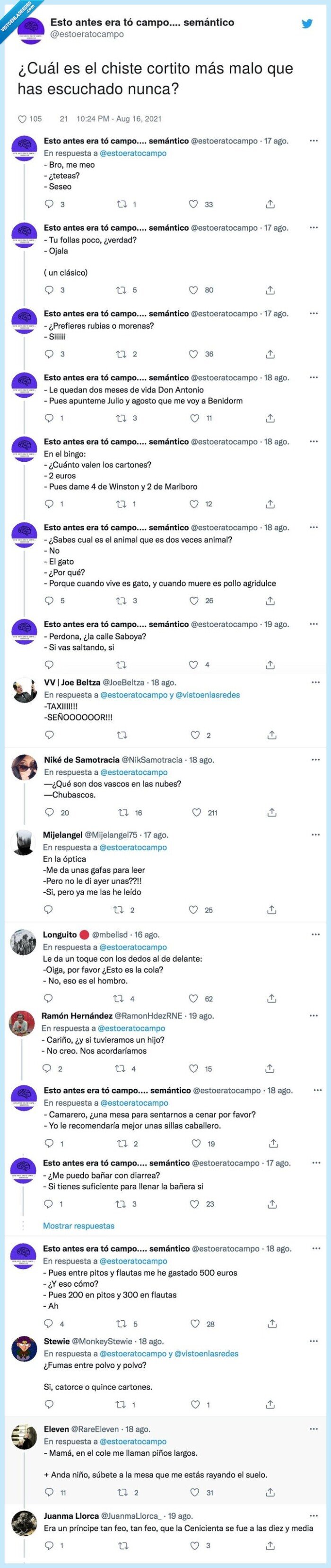 chistes,cortos,malos