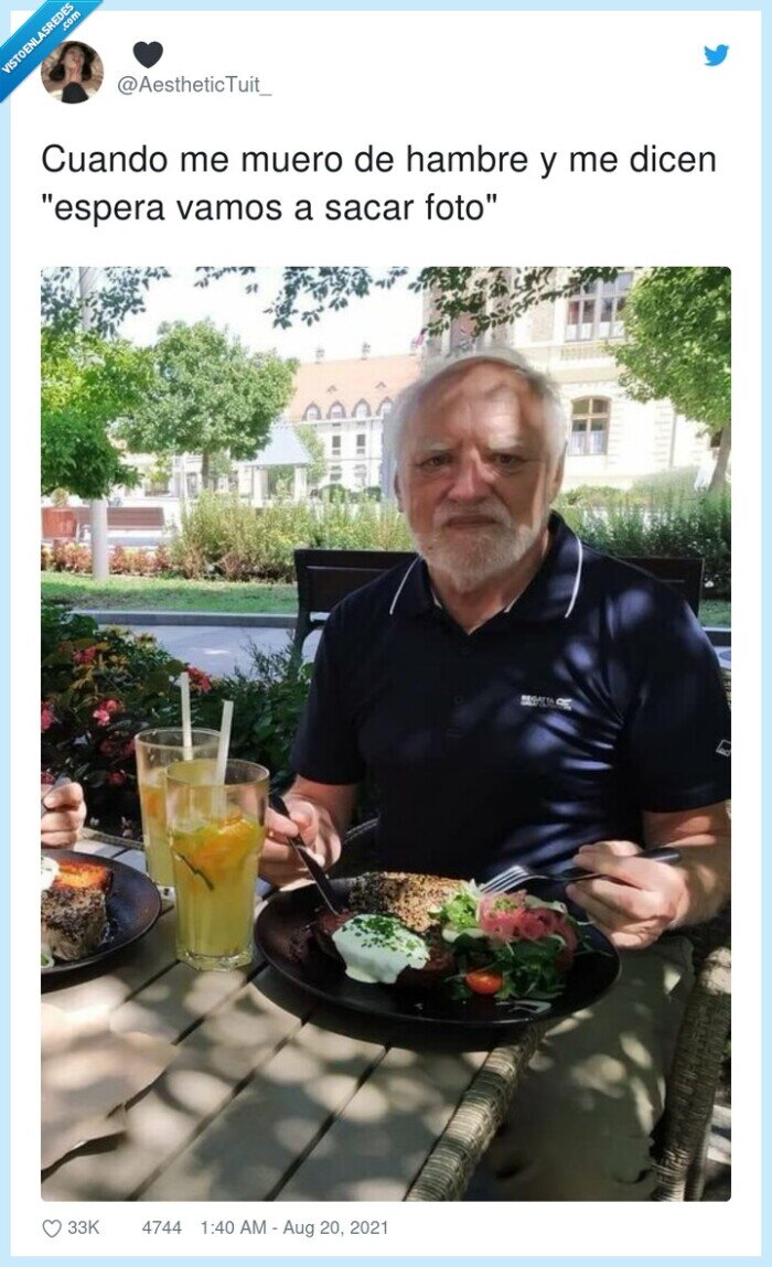 harold,hambre,comida,esperar