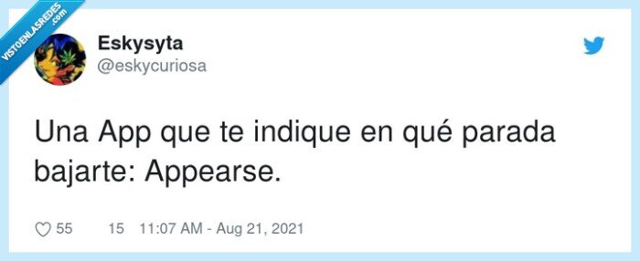 appearse,bajarte,indique,parada,app