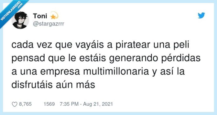 multimillonaria,disfrutáis,pérdidas,generar,piratear