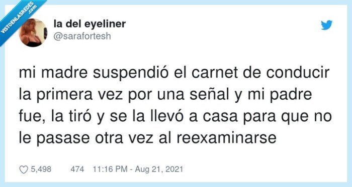 reexaminarse,suspender,conducir,primera,carnet,padres