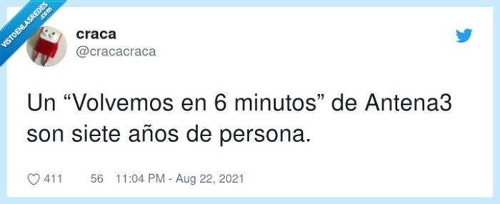 volvemos,minutos,antena3,persona,siete años
