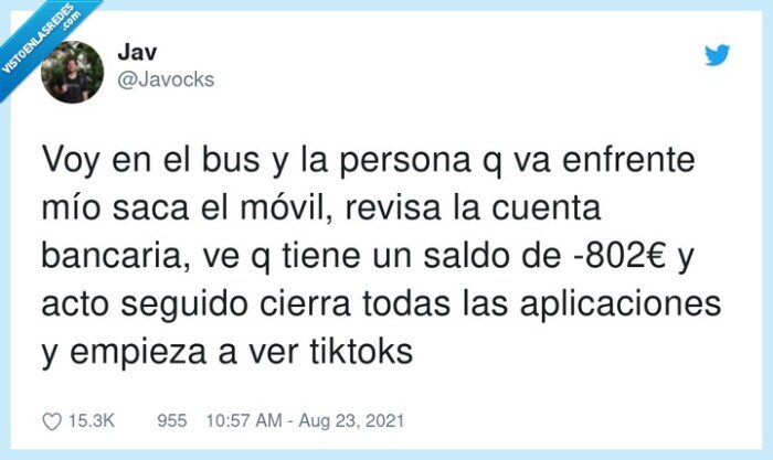 aplicaciones,cuenta bancaria,enfrente,tiktoks,pobre