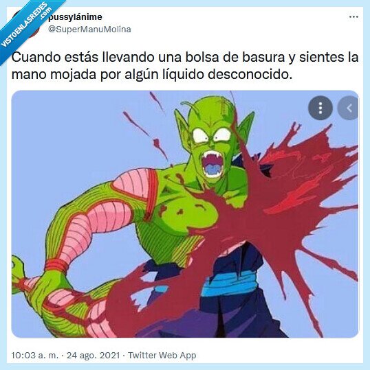 basura,líquido,bolsa,mano