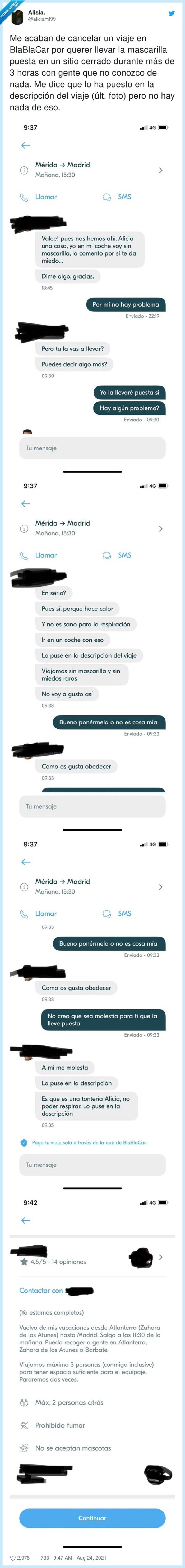 descripci&oacute;n,mascarilla,blablacar,cancelar,cerrado