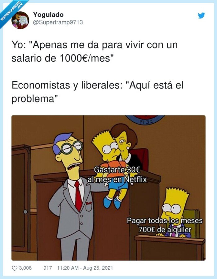 economistas,1000€/mes,liberales,problema,salario,netflix,alquiler