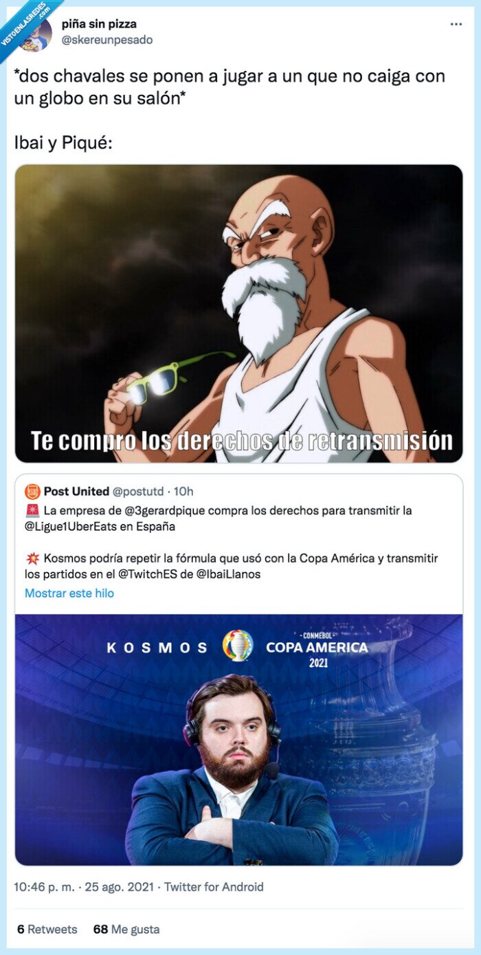 ibai llanos,piqué,comprar,derechos,locura