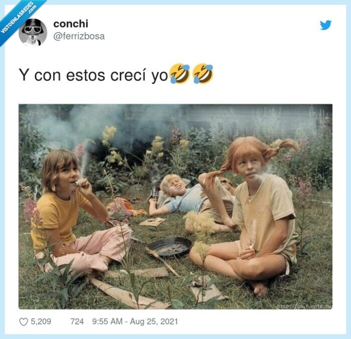 pipi calzaslargas,fumar