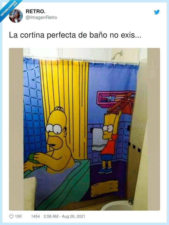 perfecta,cortina,baño,simpson