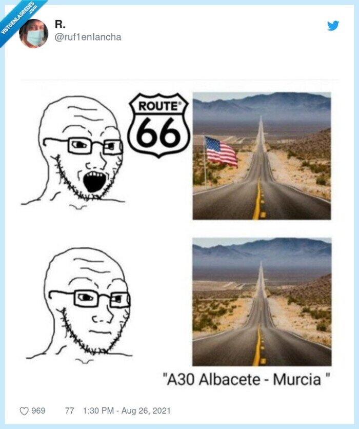 albacete,carretera,route 66